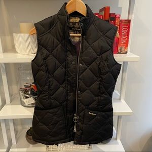 Black Barbour Down Vest